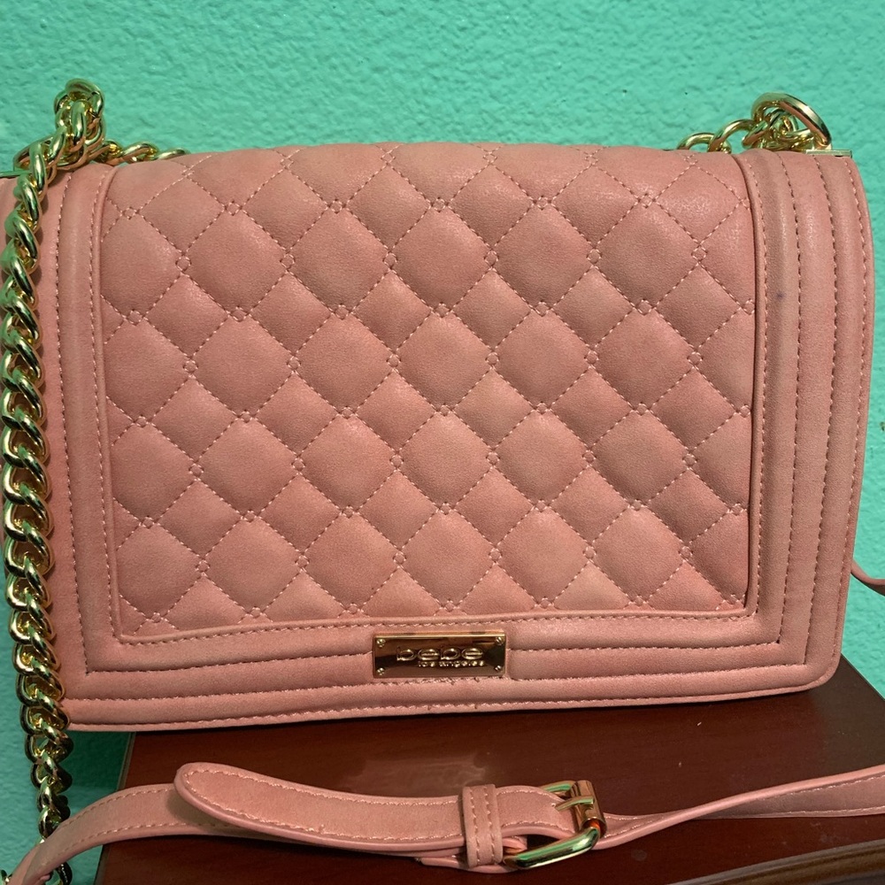 Bebe Los Angeles Pink Shoulder Bag (New)